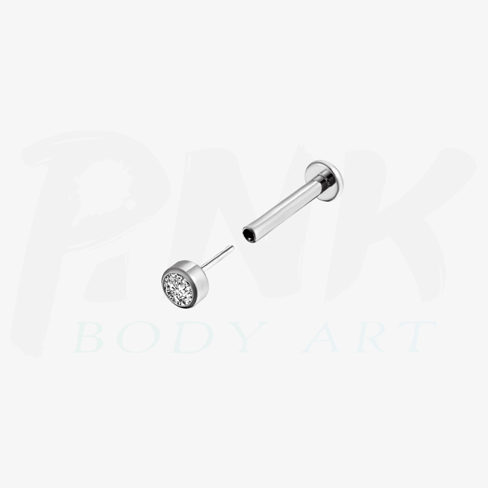 Labret with High Zirconia and PP Studs