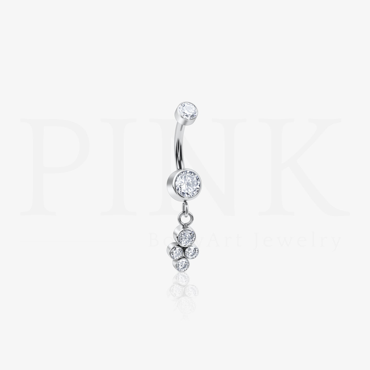 Bananabell Pendente 4 Zirconias Clear RI
