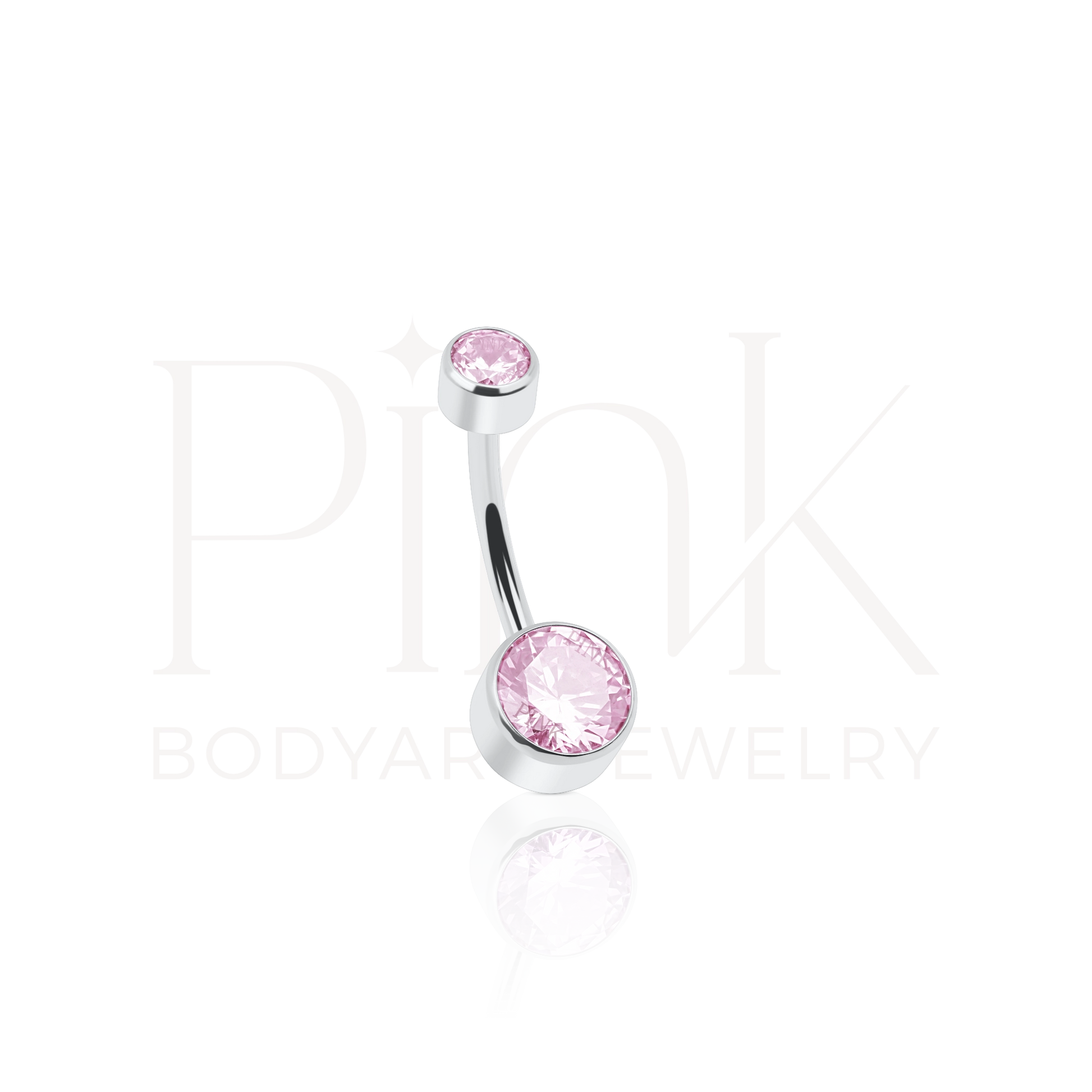 Bananabell Zirconia Redonda Baby Pink RI
