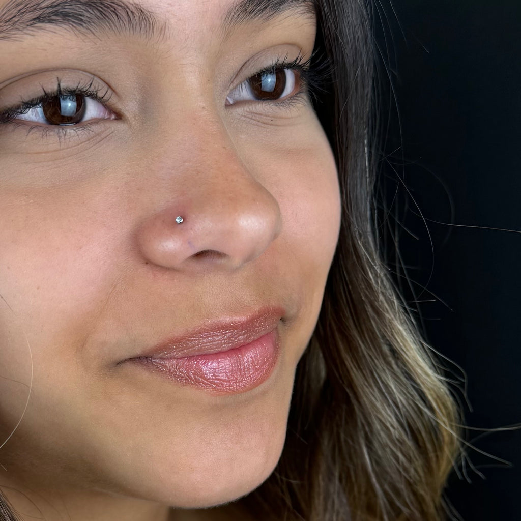 Labret Zirconia Cravejada PP