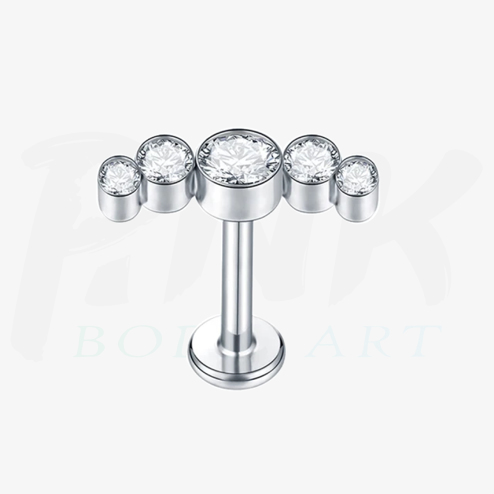 Labret Cluster 5 Zirconias RI