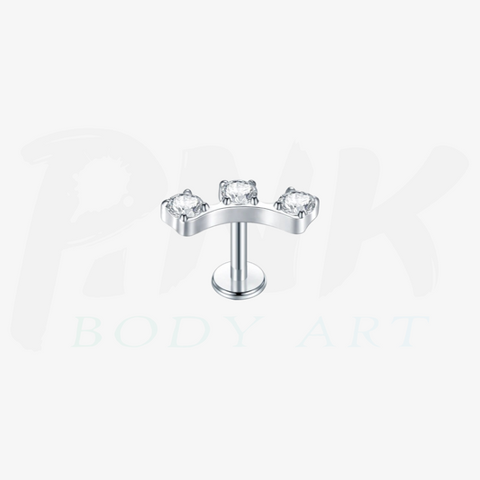 Labret Cluster Zirconias Separadas RI