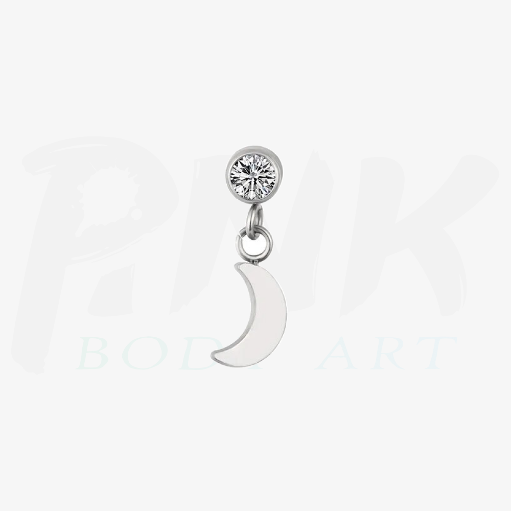 Labret Pendente Zirconia/Lua RI