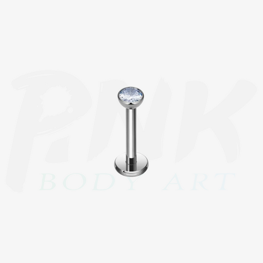 Labret Zirconia Cravejada PP (1.0G)