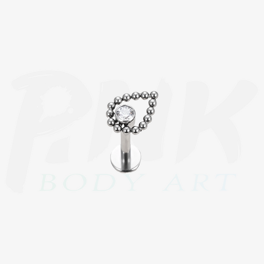 Labret Zirconia Gota Esferas RI