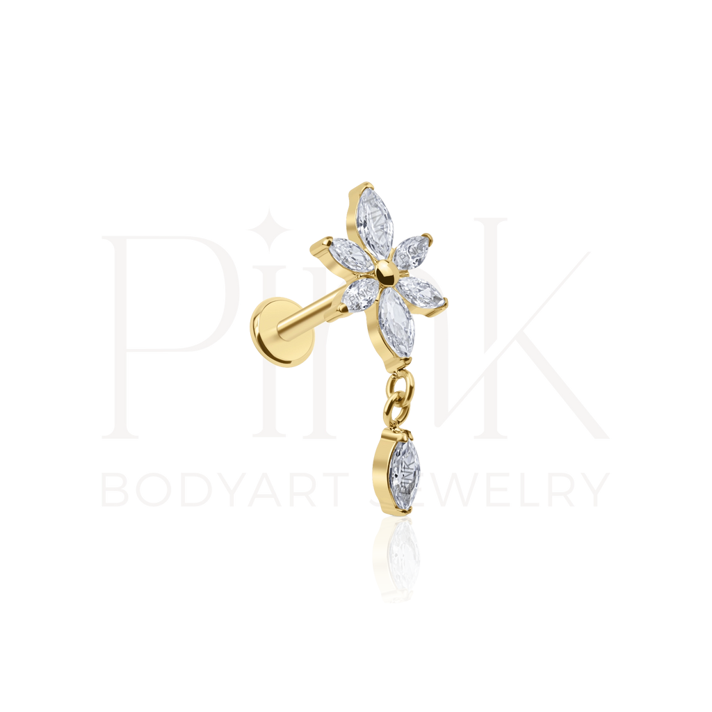 Labret Lirio Pendente Zirconia Marquise RI