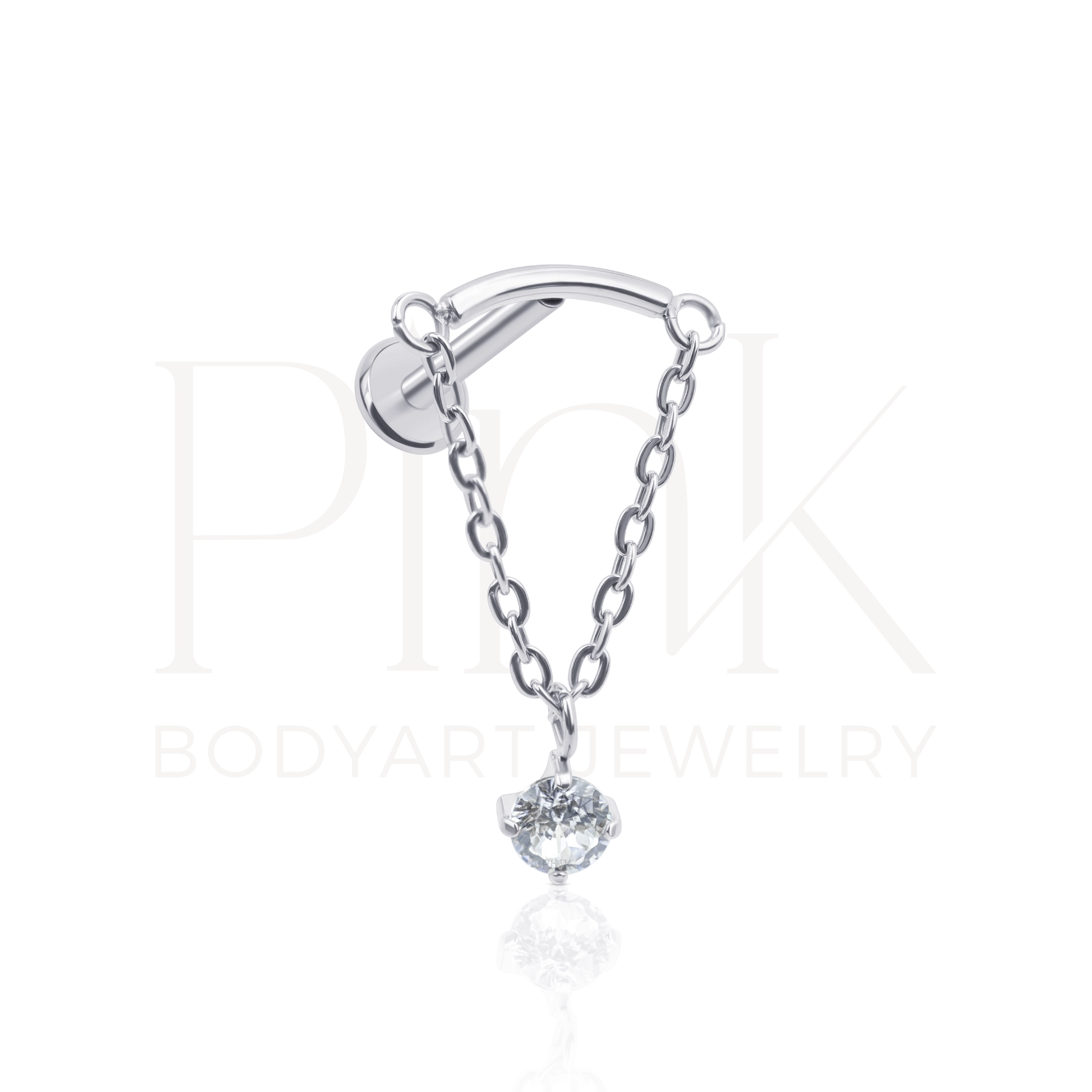 Labret Hidden Corrente e Zirconia RI