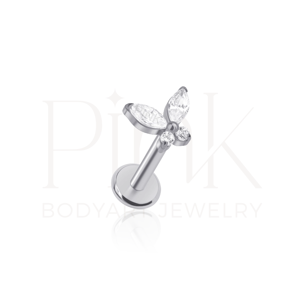 Labret Butterfly Zirconias PP